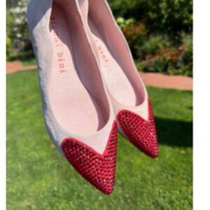 Giani Binni pink shoes with a heart on the toe, Giani Binni Shoes